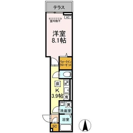 レクシア六町の物件間取画像